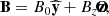 $$ \begin{aligned} {\bf{B}} = {B_0}\widehat {\bf{y}} + {B_z}{\bf{\hat z}}, \end{aligned} $$