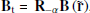 $ \mathbf{B}_{\mathrm{t}} = \mathbf{R}_{-\alpha}\mathbf{B}\left(\mathbf{\tilde{r}}\right) $
