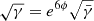 $ \sqrt{\gamma}=e^{6\phi}\sqrt{\bar{\gamma}} $