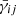 $ \bar{\gamma}_{ij} $