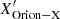 $ X^\prime_\mathrm{Orion-X} $