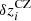 $ \delta z^{\rm CZ}_i $
