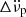 $ \Delta\ddot{\nu}_{\mathrm{p}} $