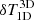 $ \delta T^{\mathrm{3D}}_{\mathrm{1D}} $