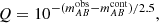 $$ \begin{aligned} Q = 10^{-(m^\mathrm{obs}_{AB} - m^\mathrm{cont}_{AB})/2.5} ,\end{aligned} $$