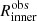 $ R^\mathrm{obs}_\mathrm{inner} $