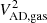 $ V_{\rm AD,gas}^2 $