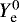 $Y_{\textrm{e}}^0$