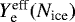 ${Y^{\textrm{eff}}_{\textrm{e}}(N_{\textrm{ice}})}$