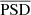 $ \overline{\mathrm{PSD}} $
