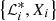 $ \left\{\mathcal{L}_{i}^{*}, X_{i}\right\} $