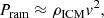 $$ \begin{aligned} P_{\rm ram} \approx \rho _{\rm ICM} { v}^{2}, \end{aligned} $$
