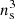 $ n_{\rm s}^3 $