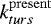 $k_{turs}^{\rm{present}}$