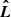 $ \boldsymbol{\hat{L}} $