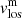 $ \mathit{v}_{\mathrm{los}}^{\mathrm{m}} $