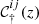 $ {\mathcal{C}}^{ij}_{\dagger}(z) $
