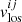 $ \mathit{v}_{\mathrm{los}}^{ij} $