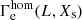 $ \Gamma_{\mathrm{e}}^{\mathrm{hom}}(L, X_{\mathrm{s}}) $