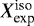 $X_{\textrm{exp}}^{\textrm{iso}}$