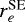 $r_e^{\textrm{SE}}$