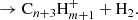 $$ \begin{aligned}&\rightarrow \mathrm{C}_{n + 3}\mathrm{H}_{m + 1}^+ + \mathrm{H}_2. \end{aligned} $$