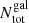 $ N^{\mathrm{gal}}_{\mathrm{tot}} $