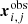 $ \boldsymbol{x}^{\mathrm{obs}}_{i,j} $