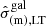 $ \hat{\sigma}_{\mathrm{(m),LT}}^{\mathrm{gal}} $