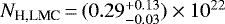$N_{\textrm{H,LMC}}\,{=}\,(0.29^{&#x002B;0.13}_{-0.03}) \times 10^{22}$