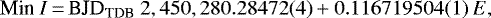 \begin{equation*} \textrm{Min}~I\,{=}\,\textrm{BJD}_{\textrm{TDB}}~2,450,280.28472(4) &#x002B; 0.116719504(1)~E,\end{equation*}