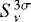 $S_{\nu}^{\mathrm{3}\sigma}$