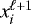 $x_i^{\ell&#x002B;1}$
