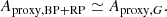 $$ \begin{aligned} A_\mathrm{proxy,BP+RP} \simeq A_{\mathrm{proxy} ,G}. \end{aligned} $$