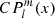 $ CP_l^{m}(x) $