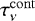 $\tau_{\nu}^{\mathrm{cont}}$