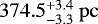 $374.5^{&#x002B;3.4}_{-3.3}~\mathrm{pc}$