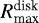 $R^{\textrm{disk}}_{\textrm{max}}$