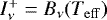 $I_{\nu}^&#x002B;=B_{\nu}(T_{\mathrm{eff}})$
