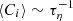 $ \langle C_i\rangle\sim \tau_\eta^{-1} $