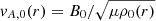 $ \mathit{v}_{A,0}(r) = B_{0}/\sqrt{\mu\rho_0(r)} $