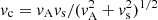 $ {\it v}_{\rm c}={\it v}_{\rm A}{\it v}_{\rm s}/({\it v}_{\rm A}^2+{\it v}_{\rm s}^2)^{1/2} $