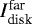 $I_{\textrm{disk}}^{\textrm{far}}$