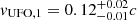 $ v_{\mathrm{UFO,1}}=0.12^{+0.02}_{-0.01}c $