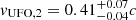 $ v_{\mathrm{UFO,2}}=0.41^{+0.07}_{-0.04}c $