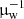 $ {\upmu}_{\mathrm{w}}^{-1} $