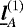 $\underline{\bm{l}}^{(1)}_A$