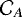 $\mathcal{C}_A$