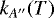 $k_{A&#x0027;&#x0027;}(T)$
