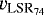 $v_{\textrm{LSR}_{74}}$